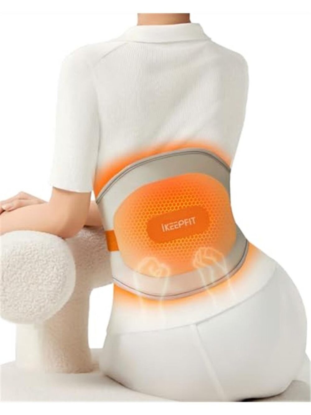 Wearable Heating Pad Cordless Electric Heating Pad 8000mAh Back Pain Relief